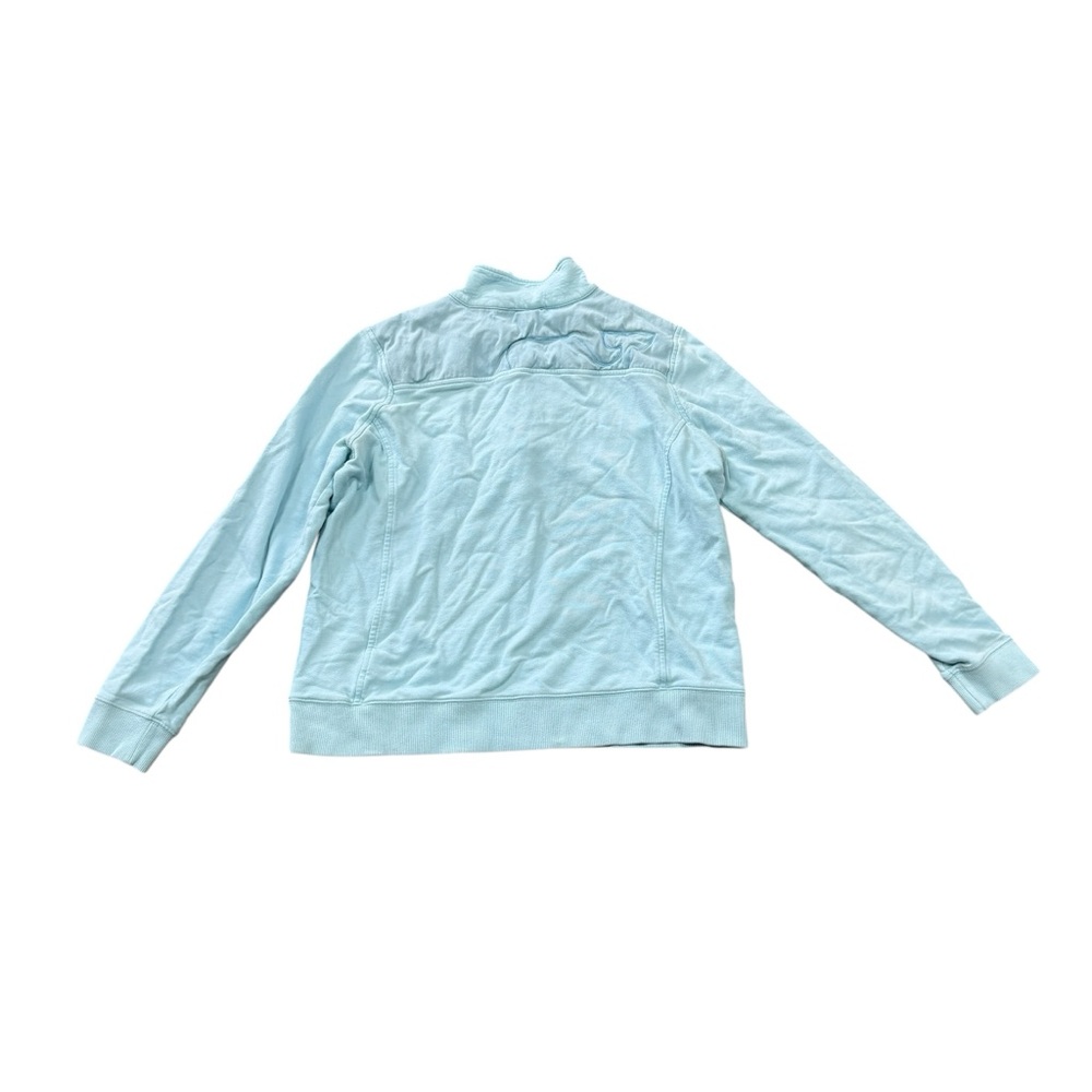 Vineyard Vines Light Blue 3/4 Zip Pullover Sweatshirt Size Large Kid’s - Picture 3 of 5